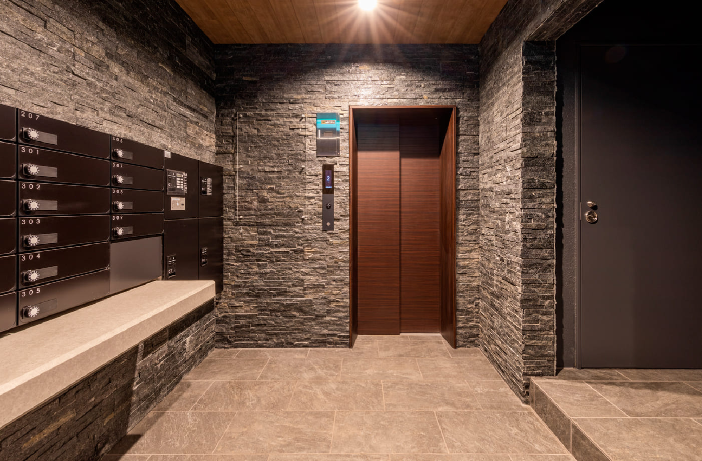 戸塚区矢部町複合施設計画エレベーターホール